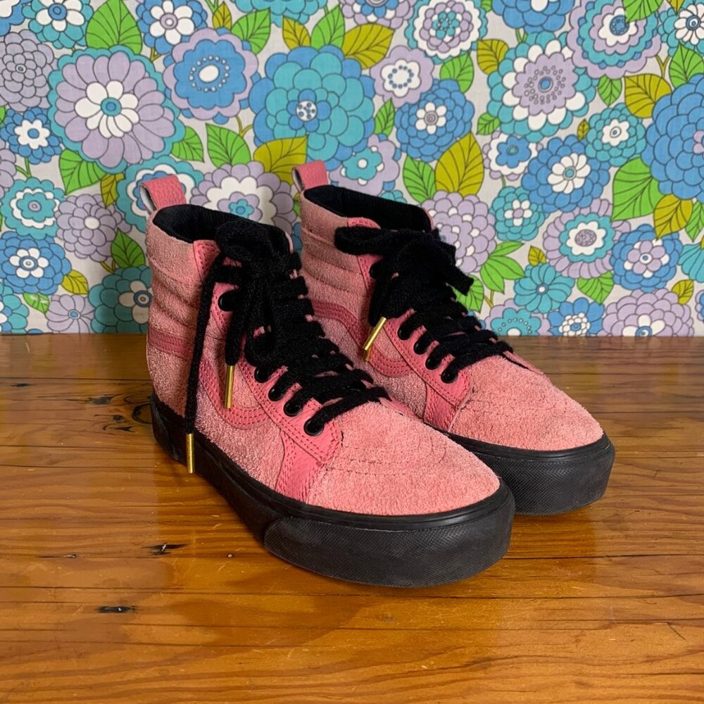 Vans SK8-HI Platform MTE Suede Sneakers Desert Rose  Size:7